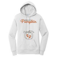 Growing A Little Pumpkin Pregnancy Thanksgiving Women's Pullover Hoodie