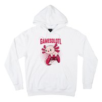 Gamer Axolotl Lover Cute Axolotl Gaming Retro Video Gamer  Hoodie