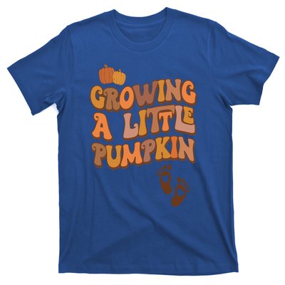 Growing A Little Pumpkin Thanksgiving Pregnancy Announcement T-Shirt