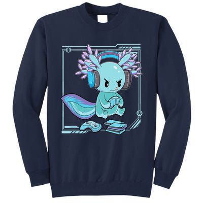 Gamer Axolotl Lover Cute Axolotl Gaming Video Gamer Gifts    Tall Sweatshirt