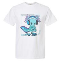 Gamer Axolotl Lover Cute Axolotl Gaming Video Gamer Gifts    Garment-Dyed Heavyweight T-Shirt