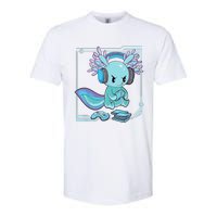 Gamer Axolotl Lover Cute Axolotl Gaming Video Gamer Gifts    Softstyle CVC T-Shirt