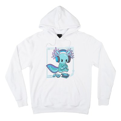 Gamer Axolotl Lover Cute Axolotl Gaming Video Gamer Gifts    Hoodie