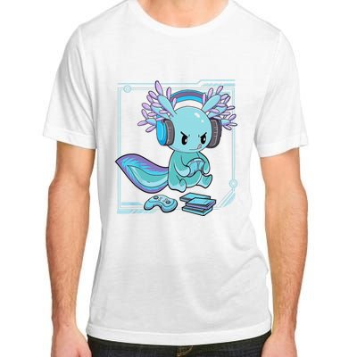 Gamer Axolotl Lover Cute Axolotl Gaming Video Gamer Gifts    Adult ChromaSoft Performance T-Shirt