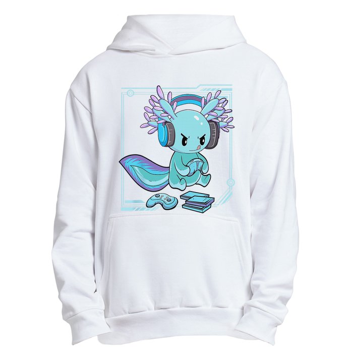 Gamer Axolotl Lover Cute Axolotl Gaming Video Gamer Gifts    Urban Pullover Hoodie