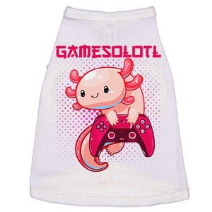 Gamer Axolotl Lover Cute Axolotl Gaming Video Gamer Gifts   Doggie Tank