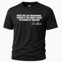 Goats Are Like Mushrooms Funny Joe Biden Quote Cooling Performance Crew T-Shirt