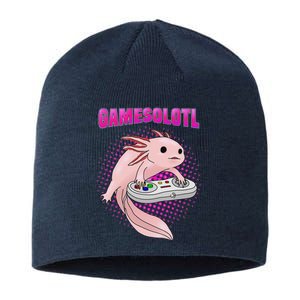 Gamer Axolotl Lover Cute Axolotl Gaming Video Gamer Gifts  Sustainable Beanie