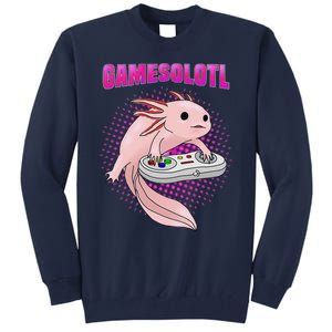 Gamer Axolotl Lover Cute Axolotl Gaming Video Gamer Gifts  Tall Sweatshirt