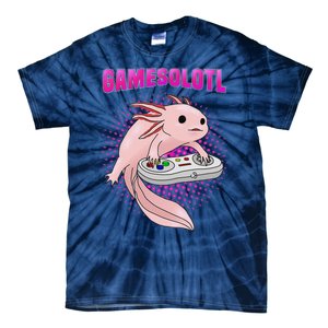 Gamer Axolotl Lover Cute Axolotl Gaming Video Gamer Gifts  Tie-Dye T-Shirt