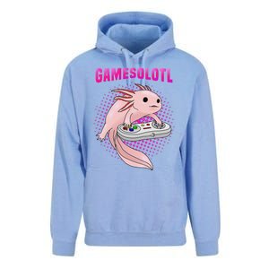 Gamer Axolotl Lover Cute Axolotl Gaming Video Gamer Gifts  Unisex Surf Hoodie