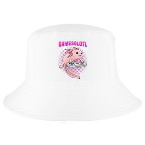 Gamer Axolotl Lover Cute Axolotl Gaming Video Gamer Gifts  Cool Comfort Performance Bucket Hat