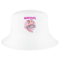 Gamer Axolotl Lover Cute Axolotl Gaming Video Gamer Gifts  Cool Comfort Performance Bucket Hat