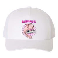 Gamer Axolotl Lover Cute Axolotl Gaming Video Gamer Gifts  Yupoong Adult 5-Panel Trucker Hat