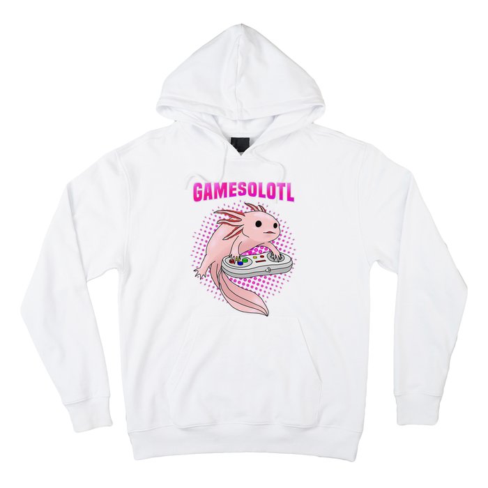 Gamer Axolotl Lover Cute Axolotl Gaming Video Gamer Gifts  Hoodie