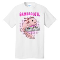 Gamer Axolotl Lover Cute Axolotl Gaming Video Gamer Gifts  Tall T-Shirt