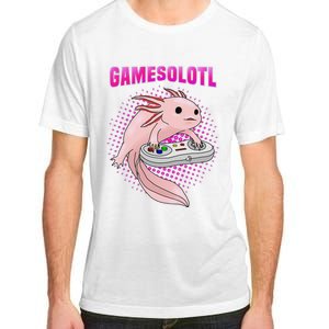 Gamer Axolotl Lover Cute Axolotl Gaming Video Gamer Gifts  Adult ChromaSoft Performance T-Shirt