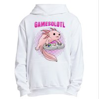 Gamer Axolotl Lover Cute Axolotl Gaming Video Gamer Gifts  Urban Pullover Hoodie