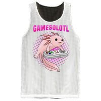 Gamer Axolotl Lover Cute Axolotl Gaming Video Gamer Gifts  Mesh Reversible Basketball Jersey Tank