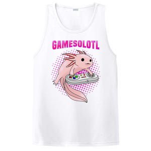 Gamer Axolotl Lover Cute Axolotl Gaming Video Gamer Gifts  PosiCharge Competitor Tank