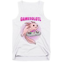 Gamer Axolotl Lover Cute Axolotl Gaming Video Gamer Gifts  Tank Top