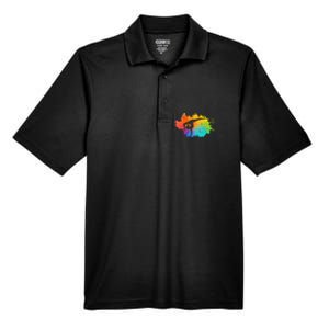 Gymnastics Acrobatics Lover Rainbow Colors Cheerleading Men's Origin Performance Pique Polo