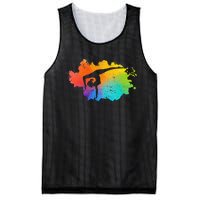 Gymnastics Acrobatics Lover Rainbow Colors Cheerleading Mesh Reversible Basketball Jersey Tank