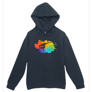 Gymnastics Acrobatics Lover Rainbow Colors Cheerleading Urban Pullover Hoodie