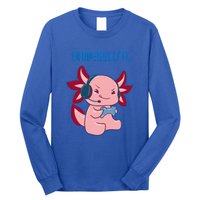 Gamer Axolotl Lover Cute Axolotl Gaming Video Gamer Long Sleeve Shirt