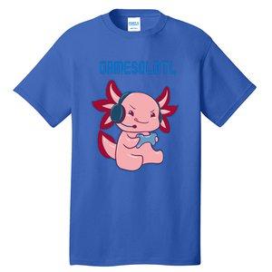 Gamer Axolotl Lover Cute Axolotl Gaming Video Gamer Tall T-Shirt