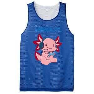 Gamer Axolotl Lover Cute Axolotl Gaming Video Gamer Mesh Reversible Basketball Jersey Tank