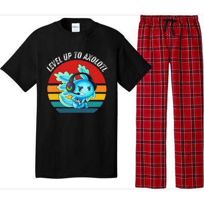 Gaming Axolotl Level Up Geek Video Games Pajama Set