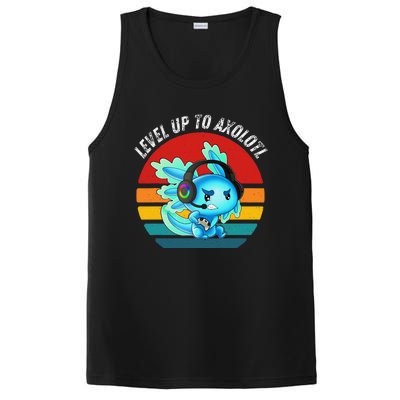 Gaming Axolotl Level Up Geek Video Games PosiCharge Competitor Tank