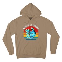 Gaming Axolotl Level Up Geek Video Games Hoodie