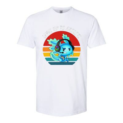 Gaming Axolotl Level Up Geek Video Games Softstyle CVC T-Shirt