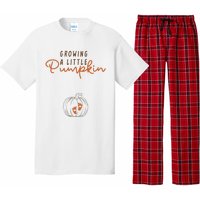 Growing A Little Pumpkin Fall Maternity Thanksgiving Baby Pajama Set