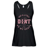 Got A Little Dirt On My Boots Howdy Cowgirl Western Country Ladies Essential Flowy Tank