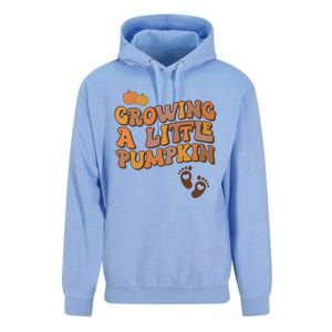 Growing A Little Pumpkin Pregnancy Announcement Halloween Unisex Surf Hoodie