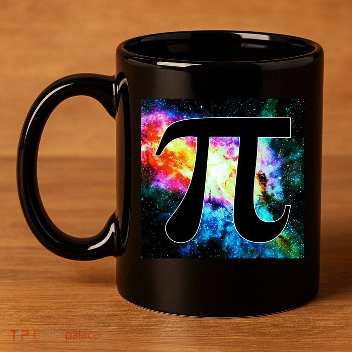 Galactic Pi Galaxy Infinity 11oz C Handle Ceramic Mug