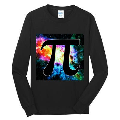 Galactic Pi Galaxy Infinity Tall Long Sleeve T-Shirt