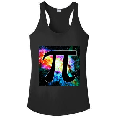 Galactic Pi Galaxy Infinity Ladies PosiCharge Competitor Racerback Tank