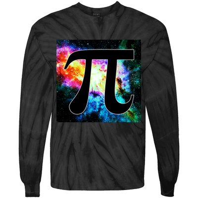 Galactic Pi Galaxy Infinity Tie-Dye Long Sleeve Shirt