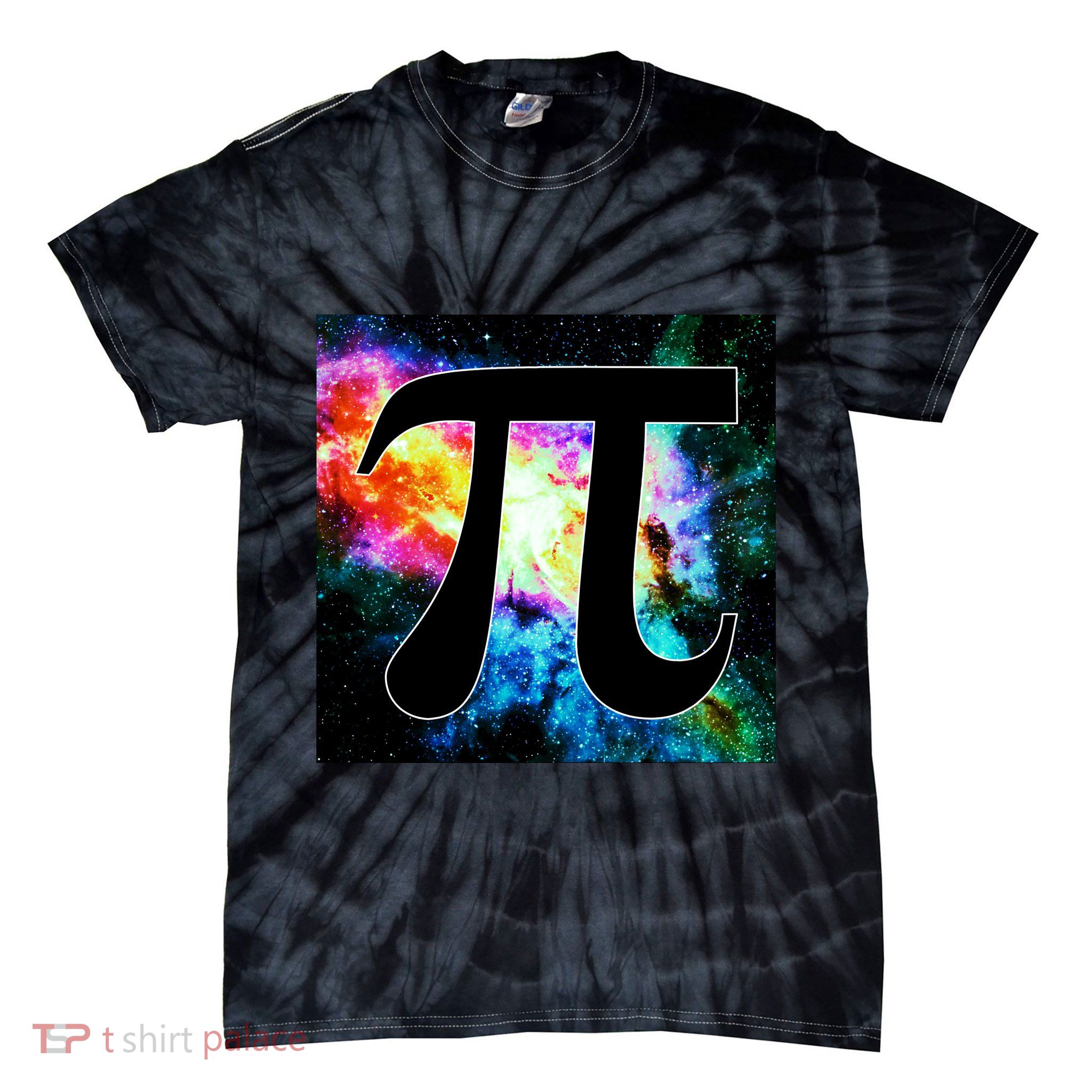Galactic Pi Galaxy Infinity Tie-Dye T-Shirt