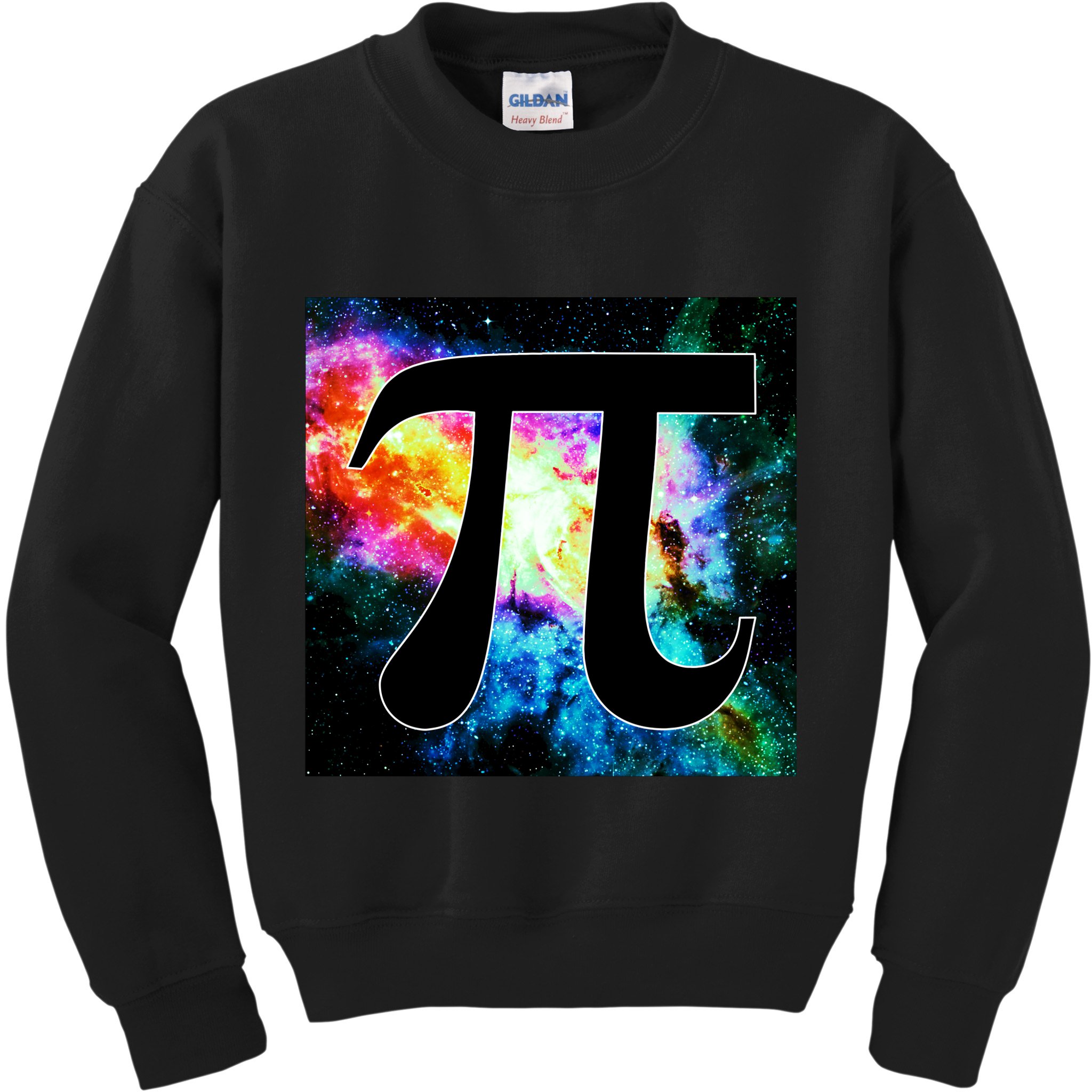 Galactic Pi Galaxy Infinity Kids Sweatshirt
