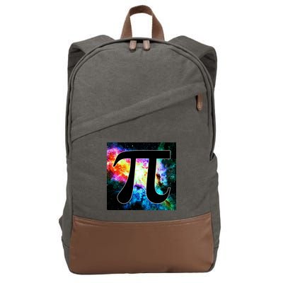 Galactic Pi Galaxy Infinity Cotton Canvas Backpack