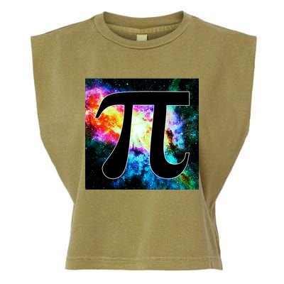 Galactic Pi Galaxy Infinity Garment-Dyed Women's Muscle Tee