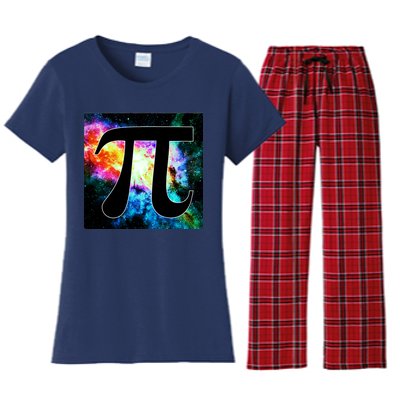 Galactic Pi Galaxy Infinity Women's Flannel Pajama Set