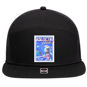 Galactic Rider 7 Panel Mesh Trucker Snapback Hat