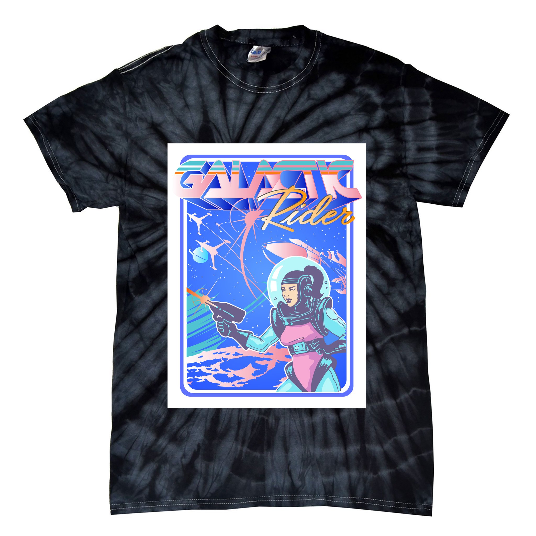 Galactic Rider Tie-Dye T-Shirt