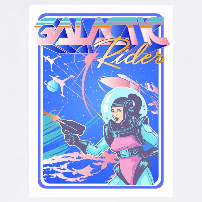 Galactic Rider Sustainable Bucket Hat